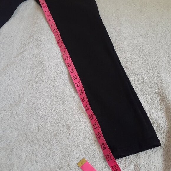 Frame Women's Size 26 Black Film Noir Le Skinny de Jeanne Crop Jeans - Picture 15 of 16